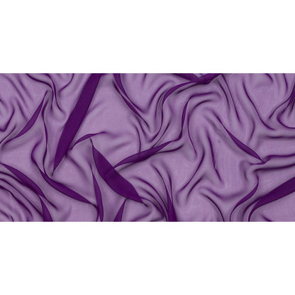 Gasa de seda de 44" - Púrpura Majestad - Colección Premium