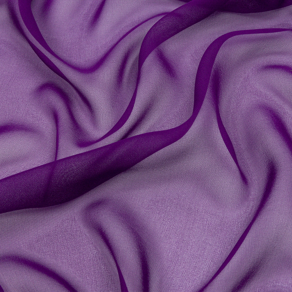Silk Chiffon 44" - Majesty Purple - Premium Collection
