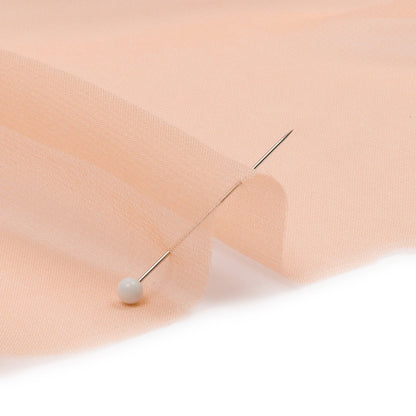 Silk Chiffon 44" - Peach - Premium Collection