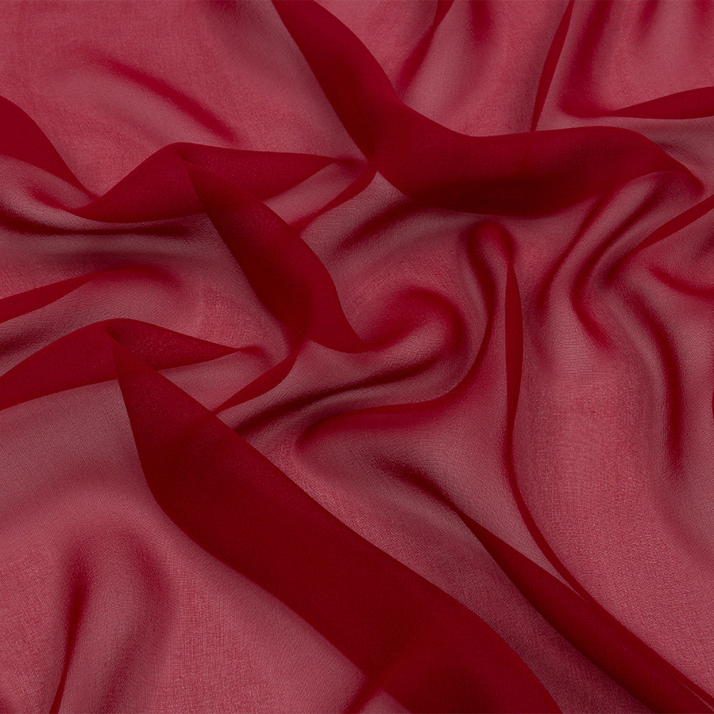 Silk Chiffon 44" - Chili Pepper - Premium Collection