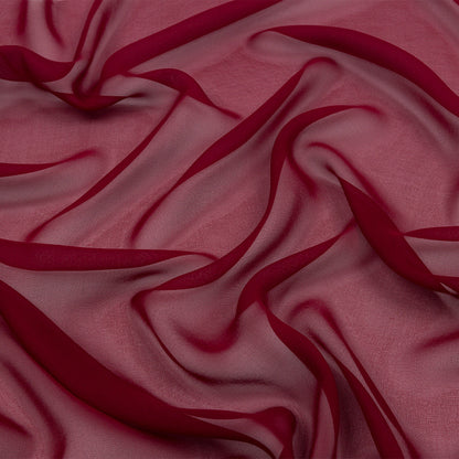 Silk Chiffon 44" - Wine - Premium Collection