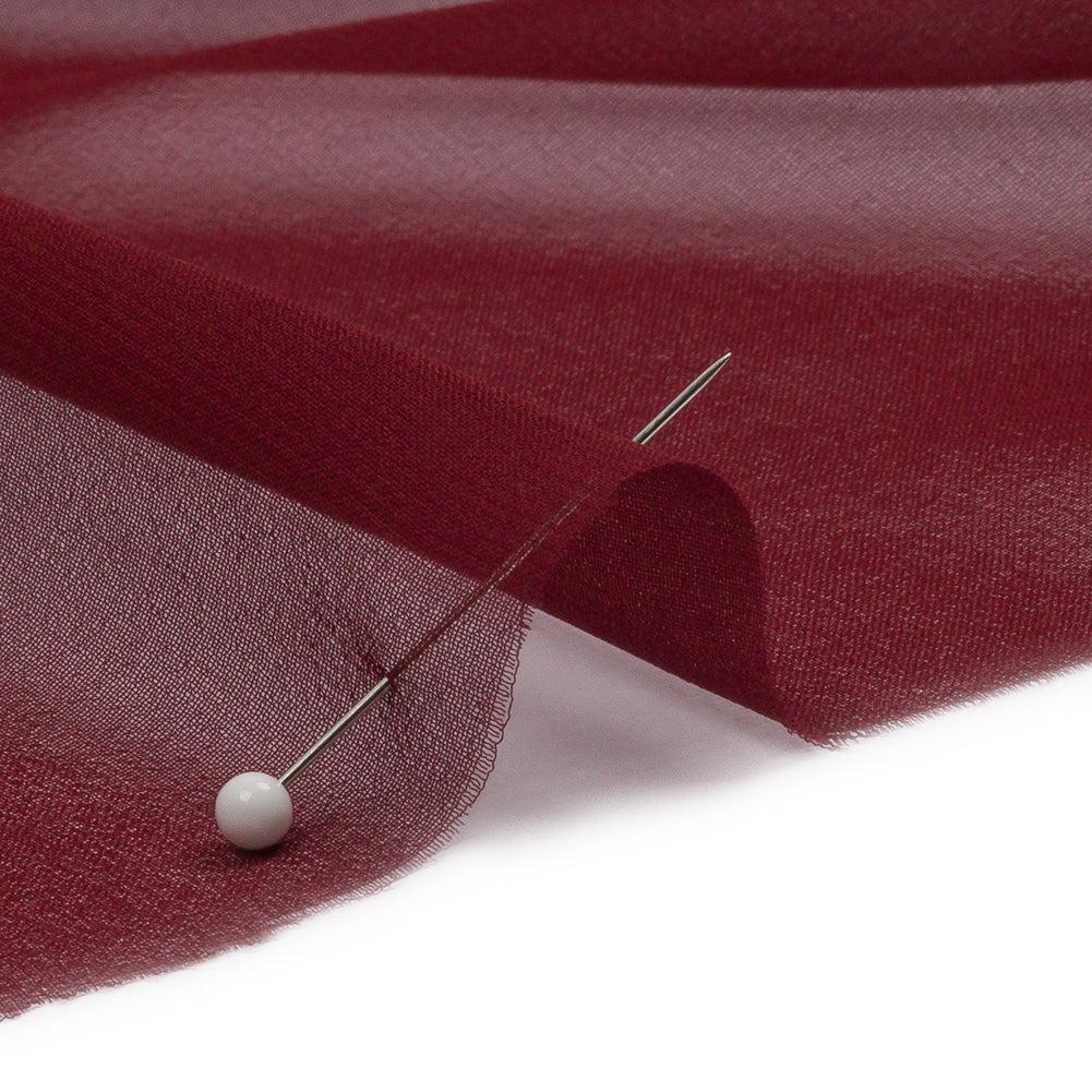 Silk Chiffon 44" - Port - Premium Collection