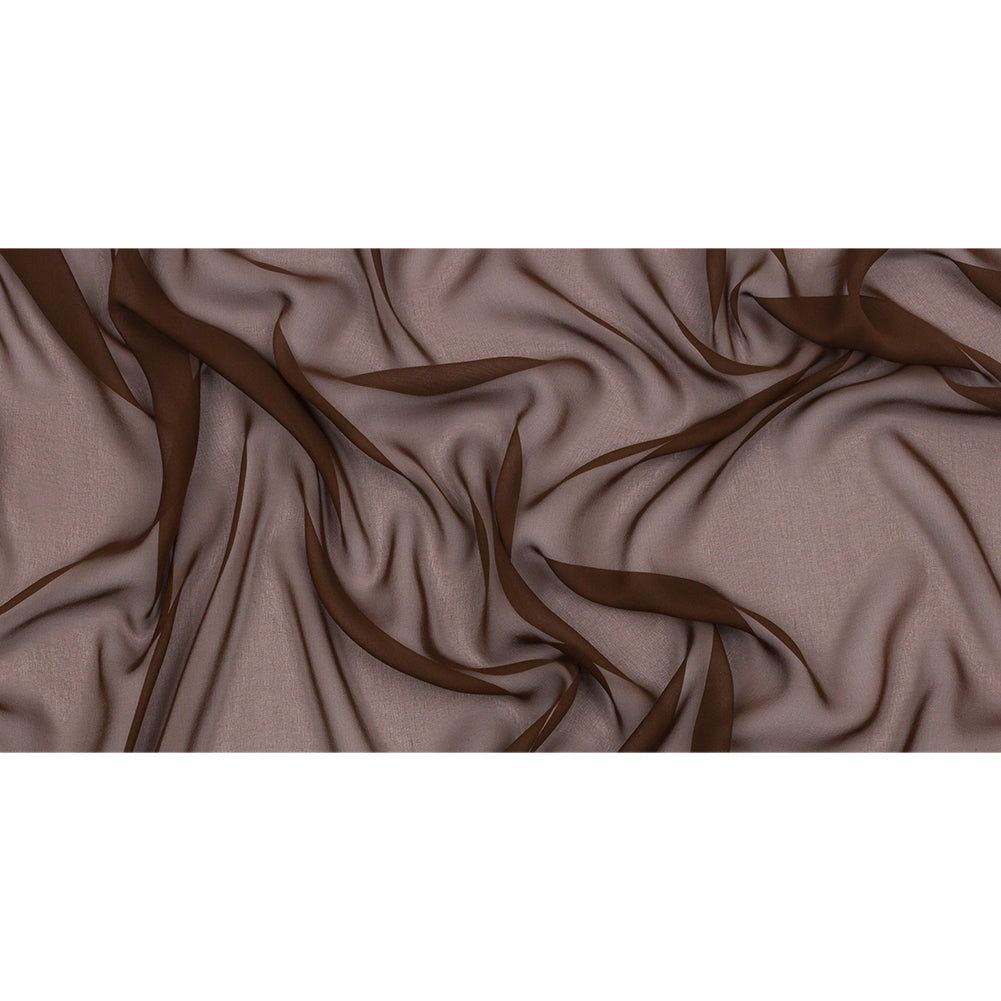 Silk Chiffon 44" - Chocolate - Premium Collection