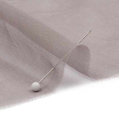 Silk Chiffon 44" - Silver - Premium Collection