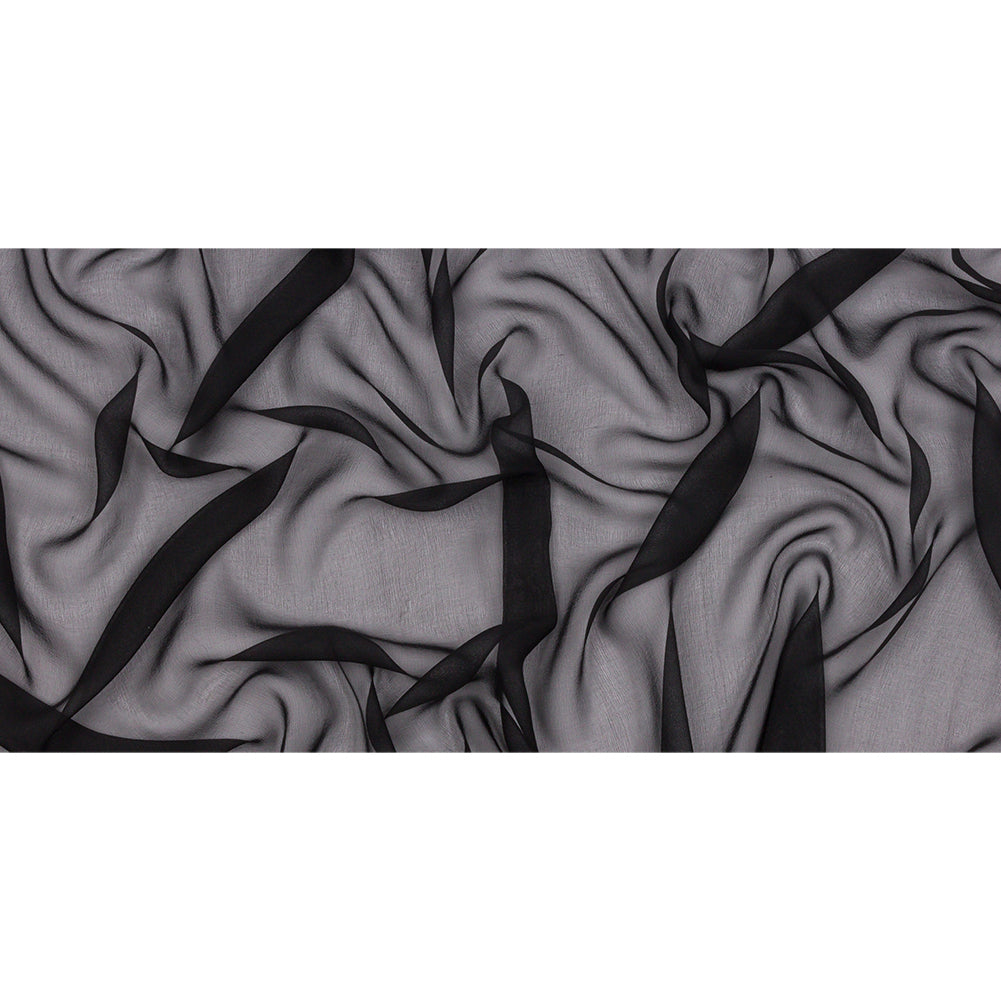 Silk Chiffon 44" - Black - Premium Collection Silk Chiffon 44" - Black - Premium Collection