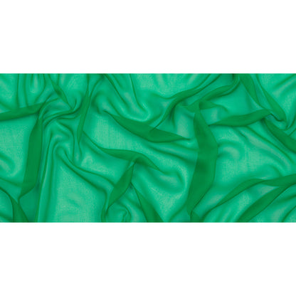 Silk Chiffon 44" - Kelly Green - Premium Collection