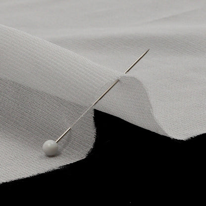 Silk Chiffon 54" - Whisper White - Premium Collection