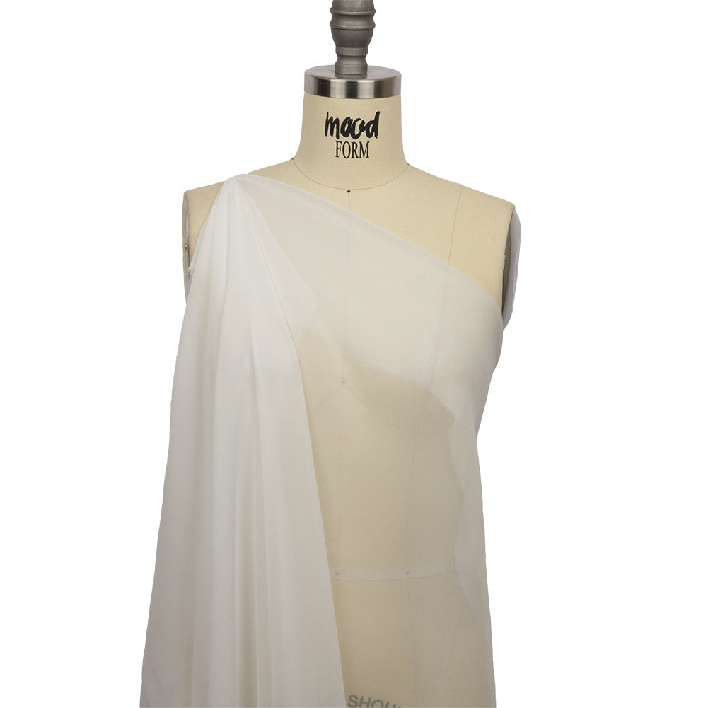 Silk Chiffon 54" - Whisper White - Premium Collection