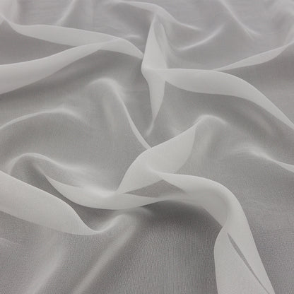 Silk Chiffon 54" - Whisper White - Premium Collection