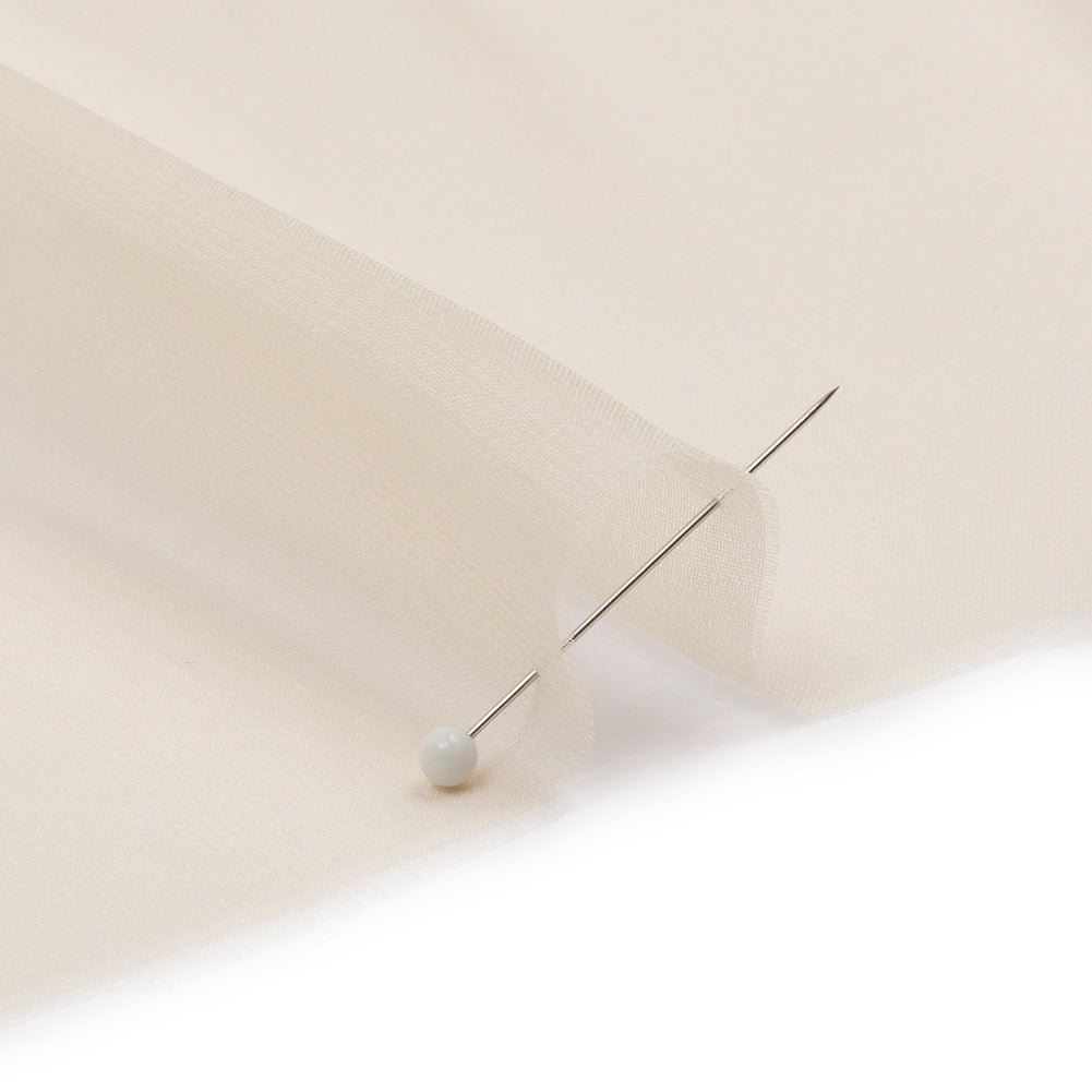 Silk Chiffon 54" - Tapioca - Premium Collection