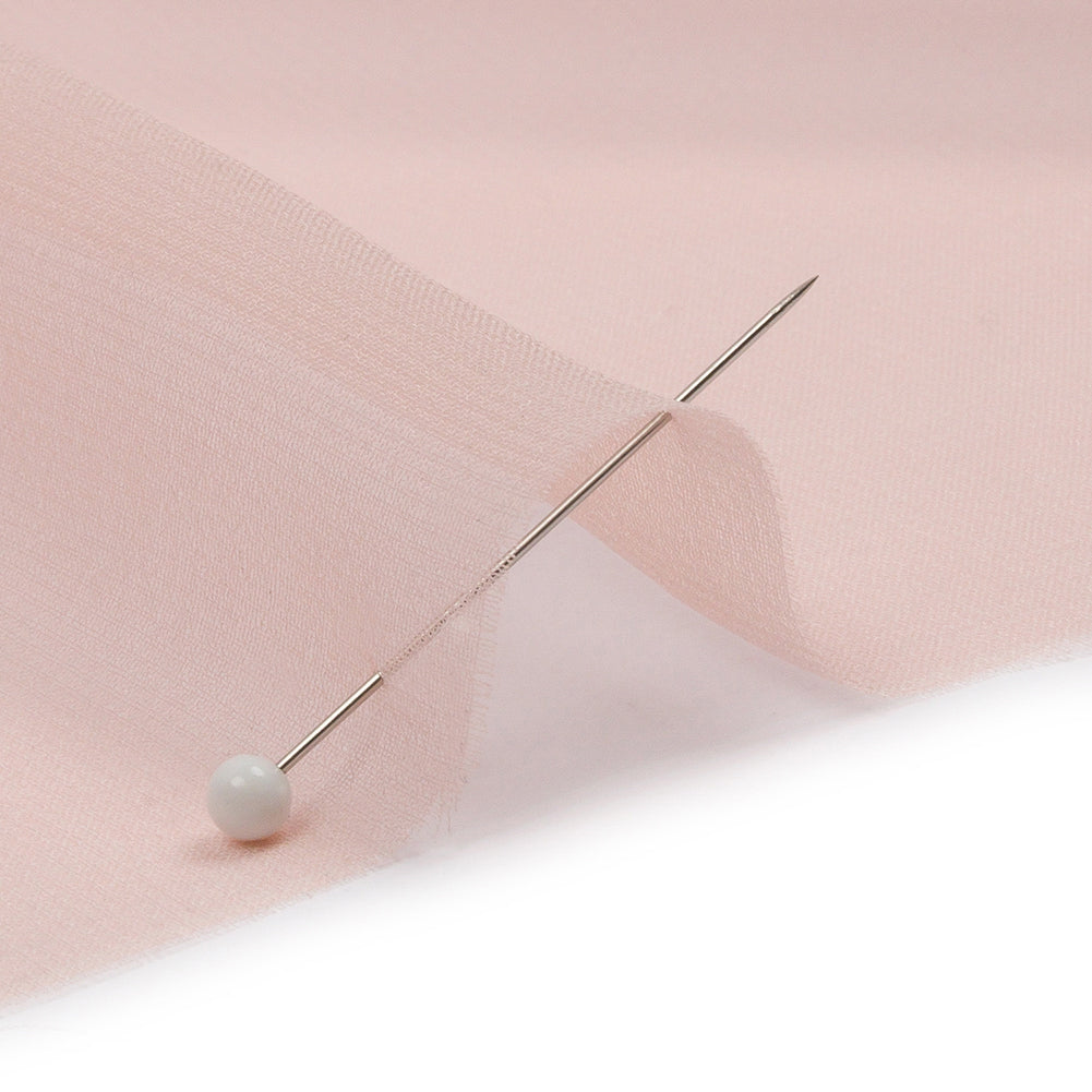 Gasa de seda de 54" - Rosa velada - Colección Premium