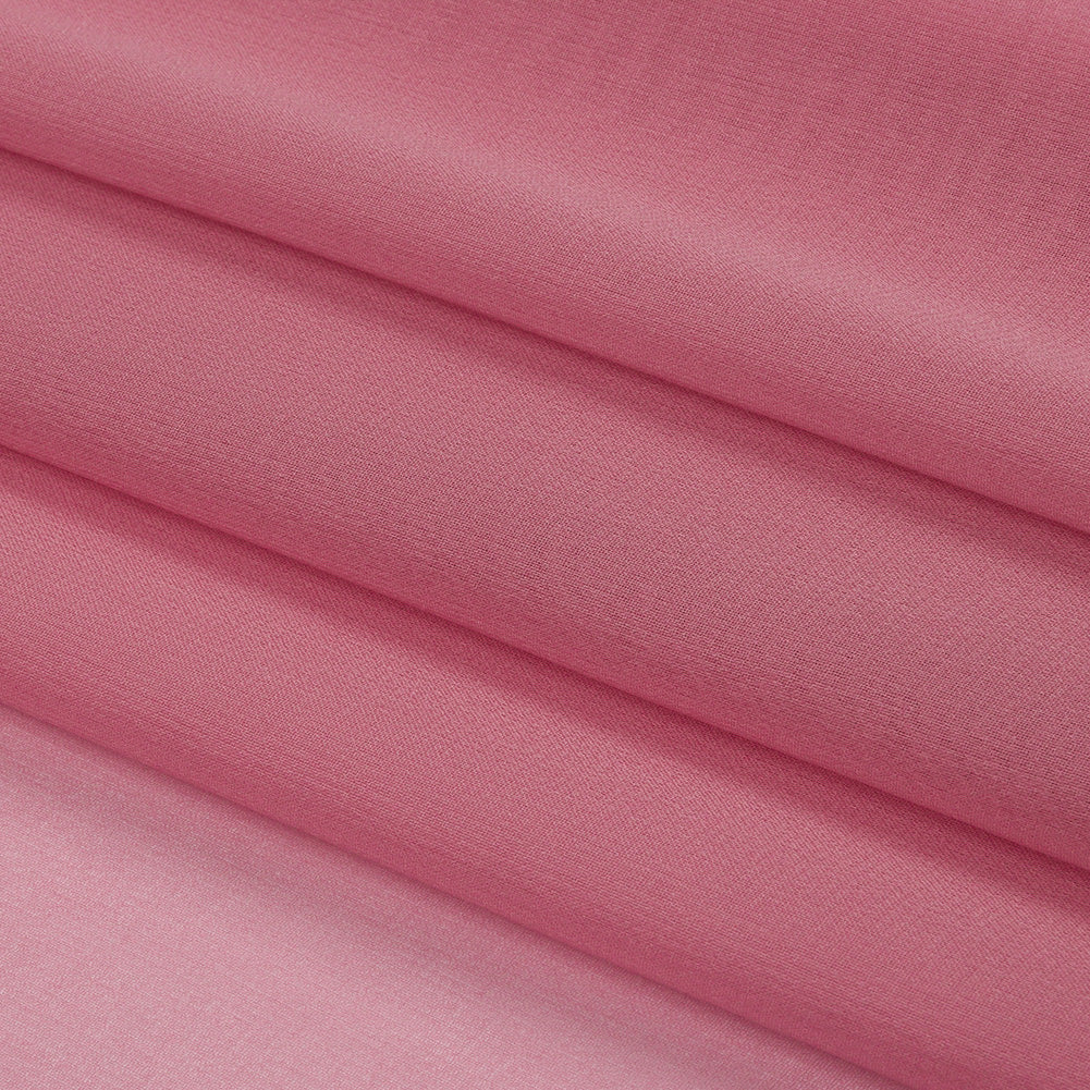 Silk Chiffon 54" - Polignac Pink - Premium Collection - Folded