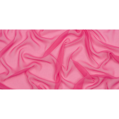 Silk Chiffon 54" - Carmine Rose - Premium Collection