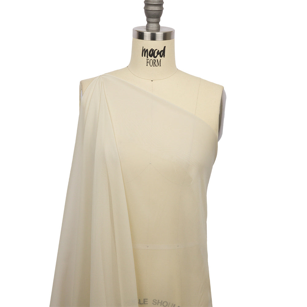 Gasa de seda de 54" - Marfil - Colección Premium