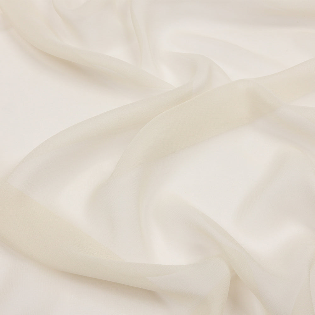 Silk Chiffon 54" - Ivory - Premium Collection