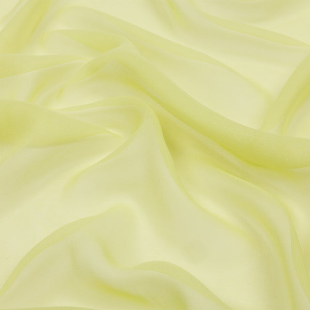 Silk Chiffon 54" - Sunny Lime - Premium Collection