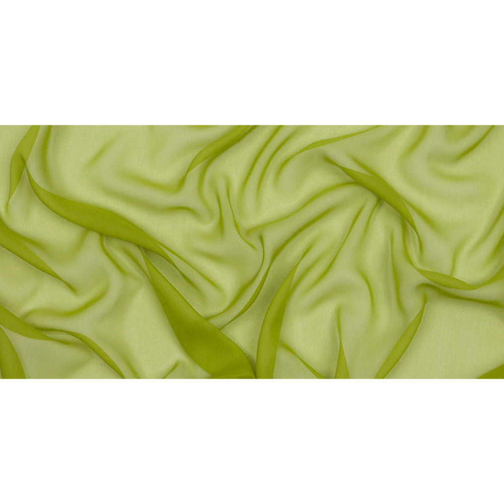 Silk Chiffon 54" - Peridot Green - Premium Collection