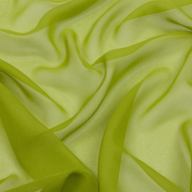Silk Chiffon 54" - Peridot Green - Premium Collection