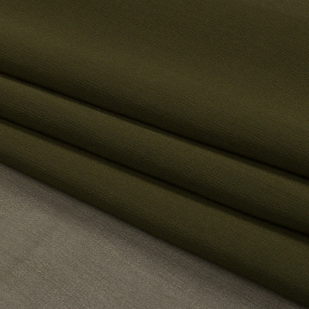 Silk Chiffon 54" - Olive Green - Premium Collection
