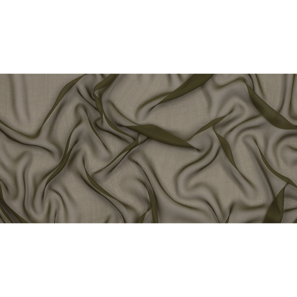 Silk Chiffon 54" - Olive Green - Premium Collection