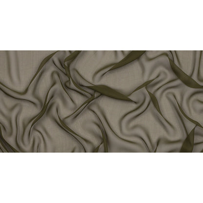 Silk Chiffon 54" - Olive Green - Premium Collection