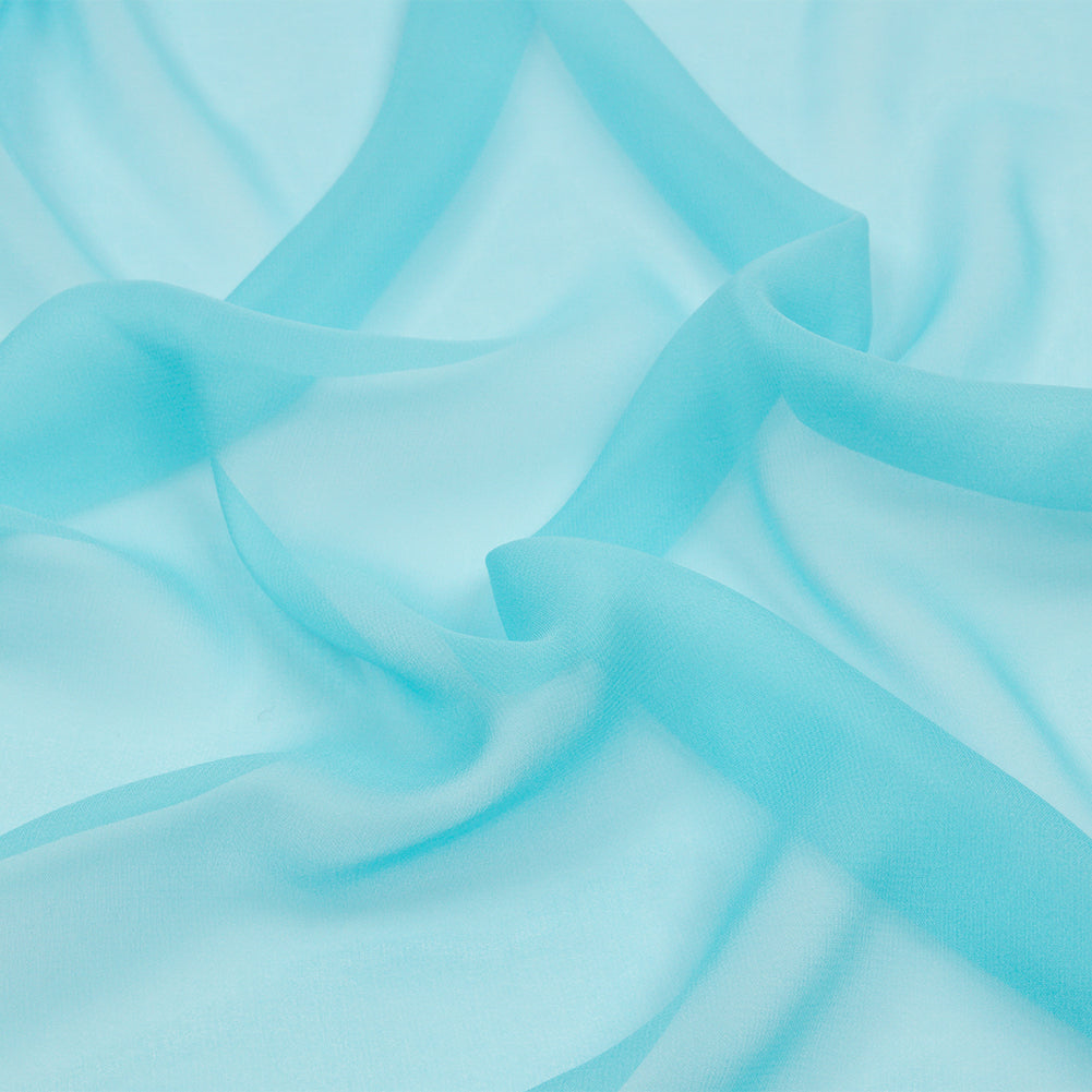Silk Chiffon 54" - Angel Blue - Premium Collection
