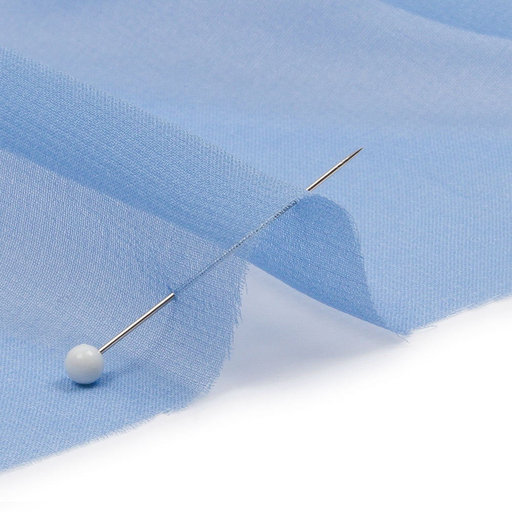 Silk Chiffon 54" - Regatta Blue - Premium Collection - Detail
