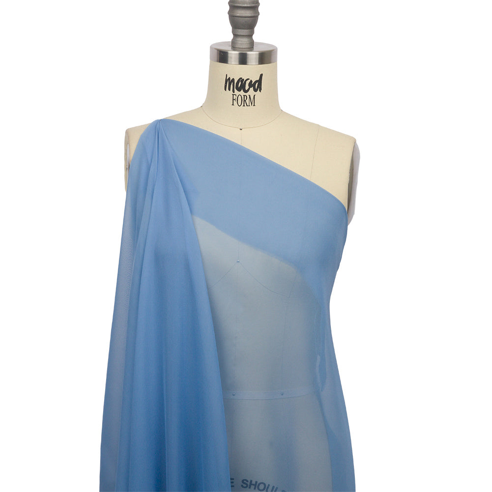 Silk Chiffon 54" - Regatta Blue - Premium Collection - Drape