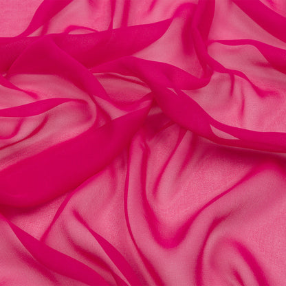 Silk Chiffon 54" - Beetroot - Premium Collection