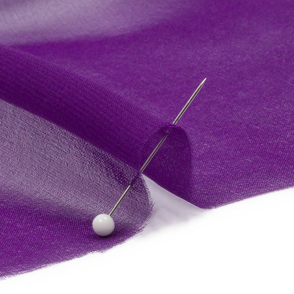 Gasa de seda de 54" - Púrpura Majestad - Colección Premium