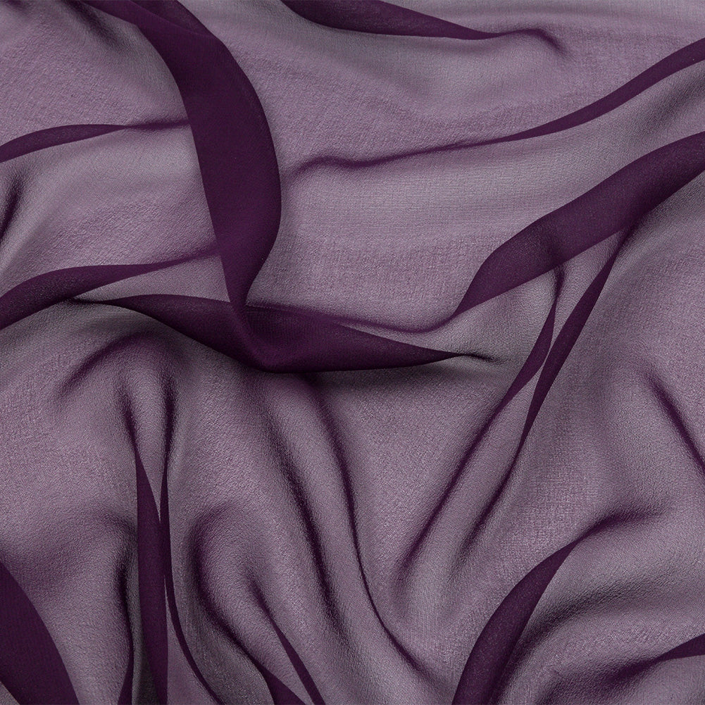 Silk Chiffon 54" - Blackberry - Premium Collection
