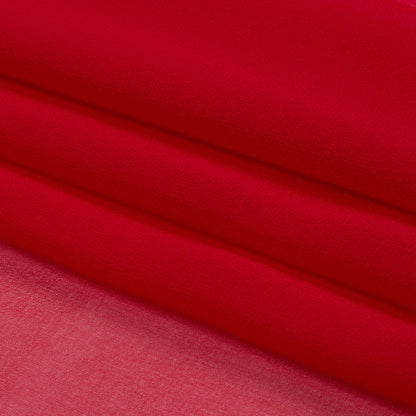 Gasa de seda de 54" - Roja - Colección Premium