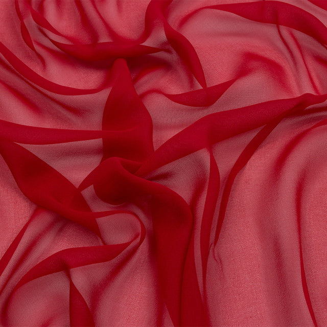 Silk Chiffon 54" - Tango Red - Premium Collection
