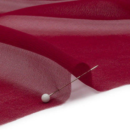 Silk Chiffon 54" - Wine - Premium Collection