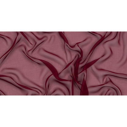 Silk Chiffon 54" - Maroon - Premium Collection - Full