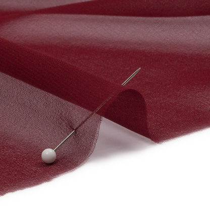 Silk Chiffon 54" - Port - Premium Collection