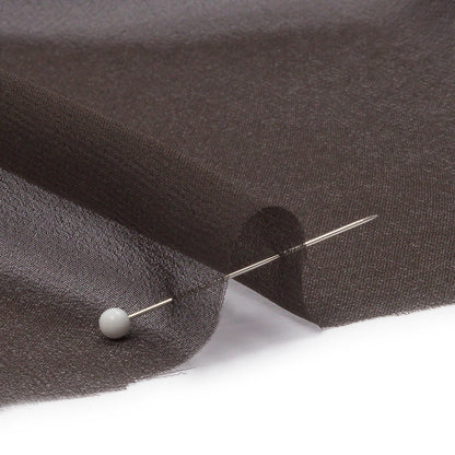 Silk Chiffon 54" - Deep Charcoal - Premium Collection