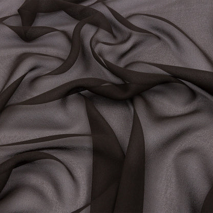 Silk Chiffon 54" - Deep Charcoal - Premium Collection