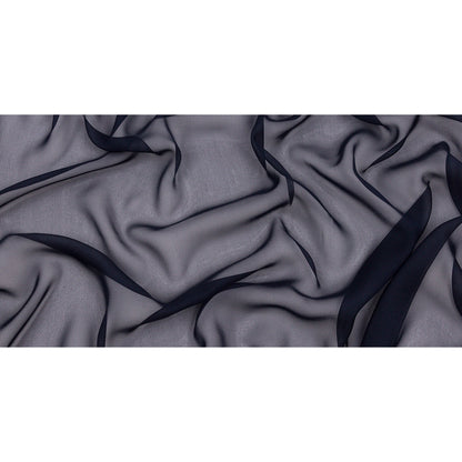 Silk Chiffon 54" - Navy - Premium Collection