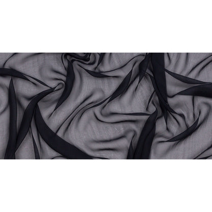 Silk Chiffon 54" - Midnight - Premium Collection