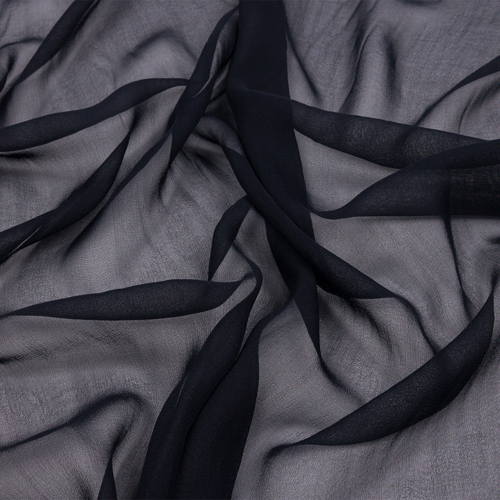 Silk Chiffon 54" - Midnight - Premium Collection