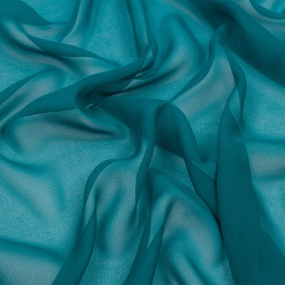 Silk Chiffon 54" - Deep Teal - Premium Collection