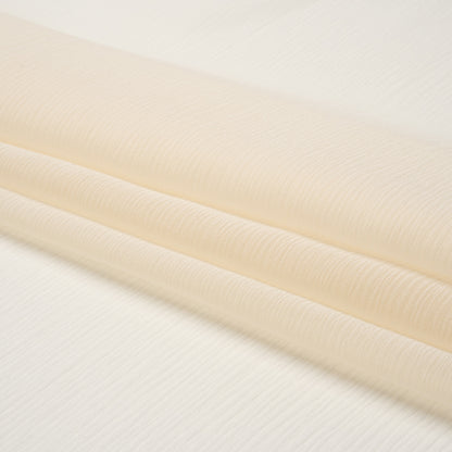Crinkled Silk Chiffon - Tapioca - Premium Collection