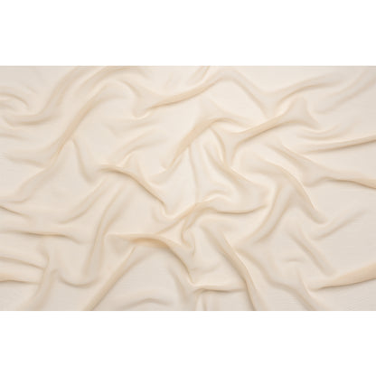 Crinkled Silk Chiffon - Winter Wheat - Premium Collection