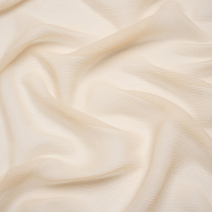 Crinkled Silk Chiffon - Winter Wheat - Premium Collection