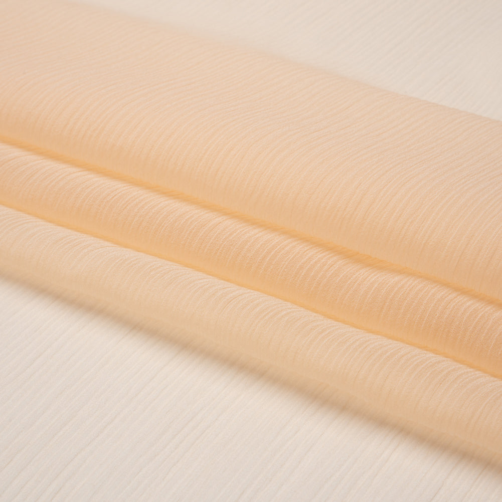 Chifón de seda arrugada - Bellini - Colección Premium