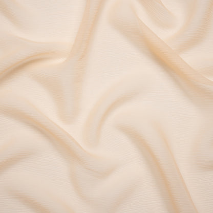 Crinkled Silk Chiffon - Pale Blush - Premium Collection