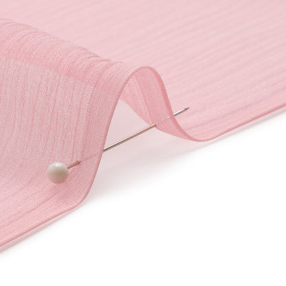Crinkled Silk Chiffon - Candy Pink - Premium Collection