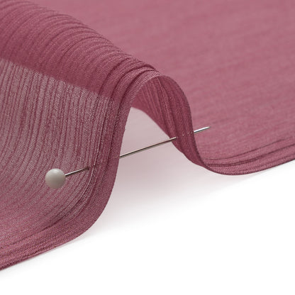 Crinkled Silk Chiffon - Crushed Berry - Premium Collection