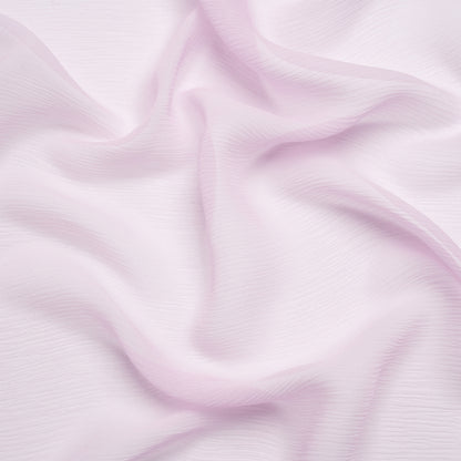 Crinkled Silk Chiffon - Lavender Fog - Premium Collection